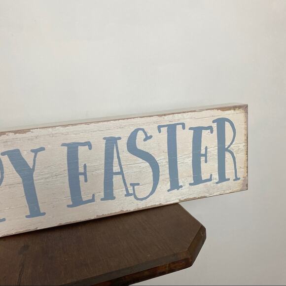 Happy Easter | Wooden Paint Rustic Holiday Decor - Picture 3 of 6